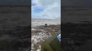 Huge Waves as STORM FRANKLIN hits Ayr Beach