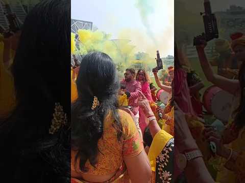 Haldi Ceremony তে সবাই হলুদ হয়ে গেছে |Mini Vlog #haldi#shorts