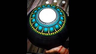 #dotart #dotmandala #potpainting #decor #handmade #dotpainting #mandala #short #shorts #mandalaart