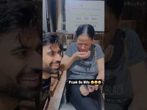 Prank On Wife😂🤣😆| #shorts #prankonwife #jatinsheetalprank #ytshorts