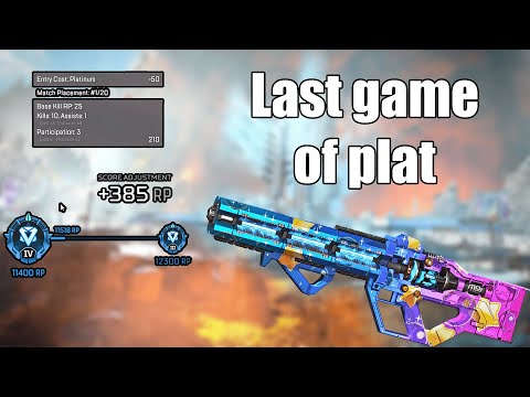 Destroying my final plat lobby and moving into Diamond