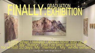 나의 첫 졸업전시 👨🏻‍🎨 My First Graduation Exhibition (Art Vlog)