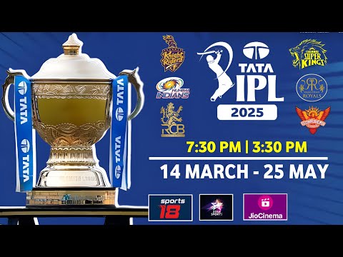 IPL 2025 Stating Date & Time | Live Streaming Tv & Mobile Apps || IPL 2025 Details ||