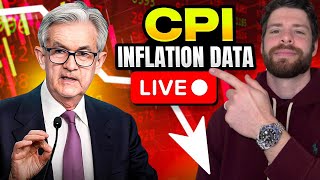 CPI INFLATION DATA OUT | MARKET CHAOS | LIVE TRADING