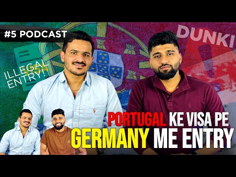 जर्मन का जुगाड़ी वीज़ा |  Dunki | Refugee Visa Portugal |  Germany | Costs & Time | Passport