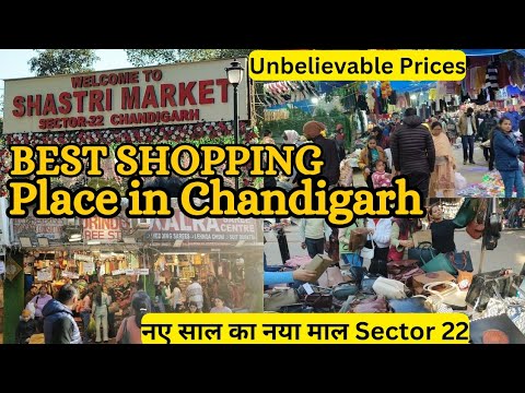 Shastri Market Sector 22 Chandigarh | Cloth Market , Best Market For Shopping |चंडीगढ़ 😍 Market |