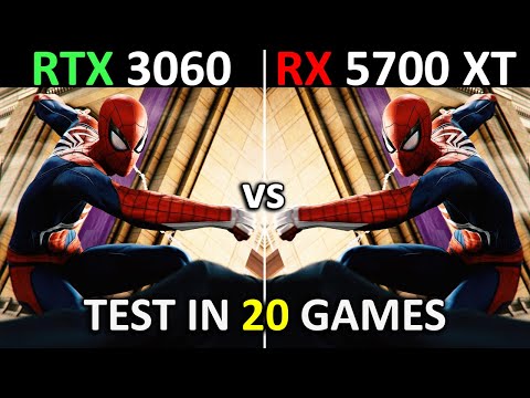 RTX 3060 12GB vs RX 5700 XT | Test in 20 Games | 1080p & 1440p | Late 2024