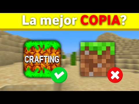 Jugué en la mejor COPIA de minecraft para CELULAR 🔥