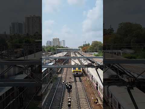 Mumbai Local Train Arrived Slowly At Virar Station. #train #traintravel #indianrailways