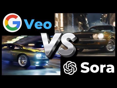 Google Veo 2 vs OpenAI Sora Comparison with same Video Prompts