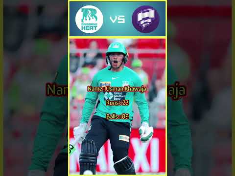 Usman Khawaja | BBL #trendingshorts #cricket