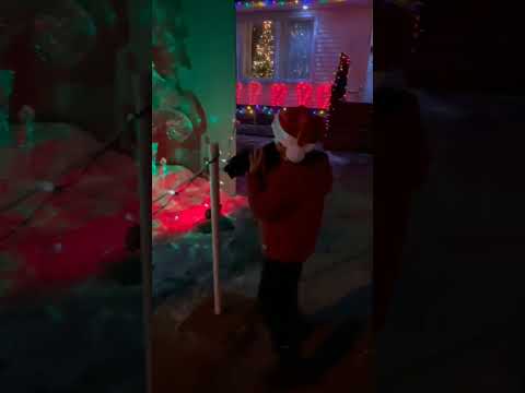 Beautiful decoration on Christmas in candy lane Edmonton #subscribe