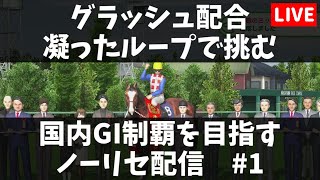 【ダビスタスイッチ】グラッシュ配合凝ったループで国内GI制覇を目指す【ノーリセ】