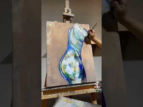 Painting Timelapse #figureart #painting #paintingtimelapse #viralart #fakebody