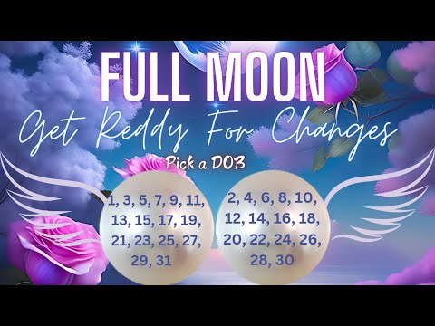 PICK YOUR DOB FULL MOON GET REDDY FOR CHANGES|TAROT READING IN HINDI |@healingtarot111 🌈🎁🎉🦋✨️