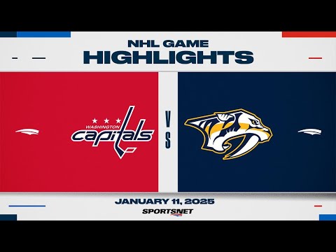 NHL Highlights | Capitals vs. Predators - January 11, 2025