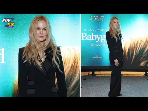 Nicole Kidman Stuns in Chic Black Suit at Babygirl Premiere! 🖤✨