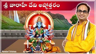 వారాహీ దేవి అష్టోత్తరం | Varahi Ashtottaram chanting audio | Nanduri Srivani