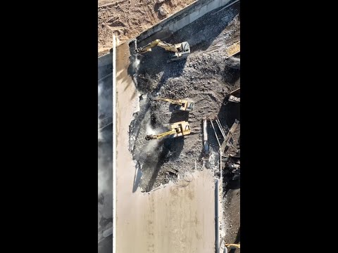 Overpass Demolition with Ground Level Demo