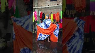 Blue Orange | Tie Dye Saree #viralvideo #onlinesarees #tamil #chennai