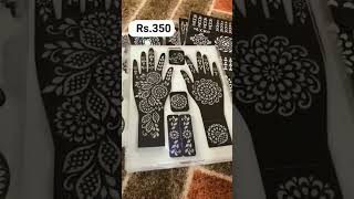 Mehndi sticker's available #mehndistickers #hennatattoo #henna #shorts #viral