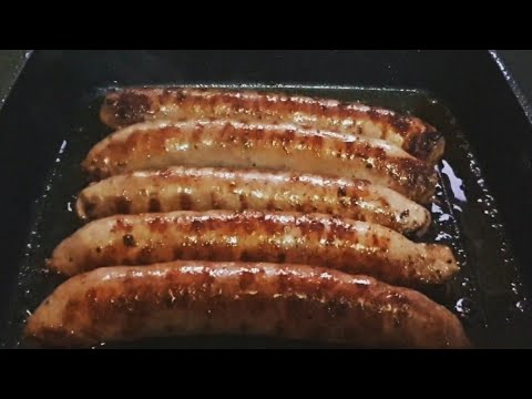 WORS RECIPE || BOEREWORS PAN FRIED || SAUSAGE COOKING