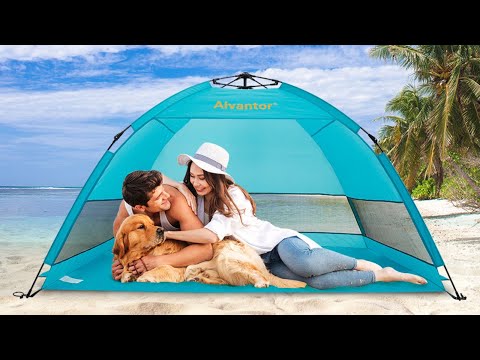 Alvantor Pop up UPF 50+ Beach Tent | $100k Bonuses in Description