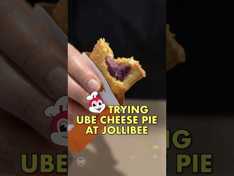 Trying Ube Cheese Pie at Jollibee 🧀 🥧