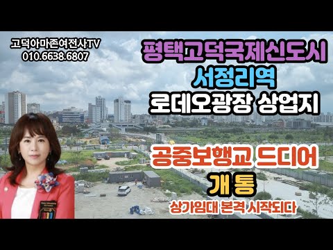 평택고덕국제신도시-서정리역세권 공중보행교 개통