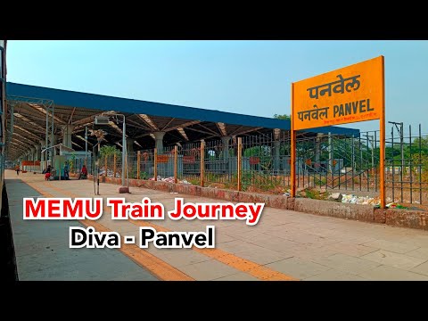 Diva - Panvel MEMU Train Journey || Indian Railways