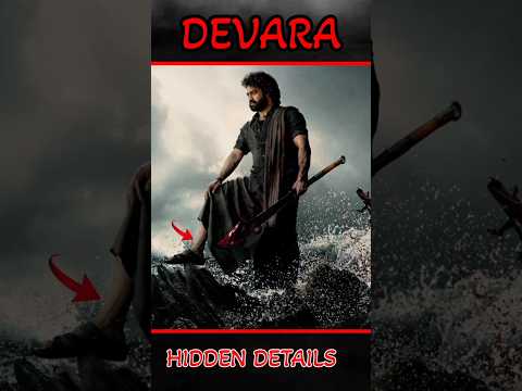 Devara and NTR 30 poster hidden details| #devara #ntr30 #shorts #ytshorts #ntr30poster