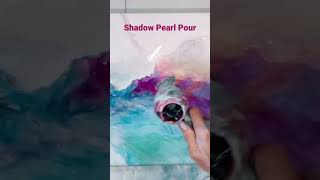 AMAZING COLORFUL SHADOW PEARL POUR #fluidart #acrylicpouring #tlp #pearlpour #eyecandy