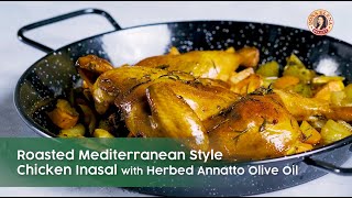 Chicken Inasal with Herbed Annatto Olive Oil by Chef Kalel Chan