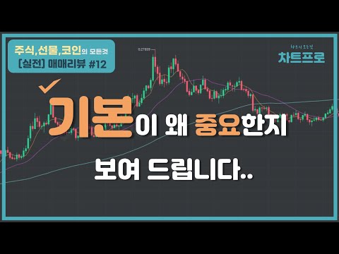 【실전매매 리뷰#12】  "  진짜 기본을 목숨처럼 지켜보세요~!  " 〔주식.선물.코인〕