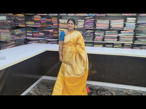 BANARAS SAREES || SRI MANASA SAREES ANANTAPUR||#viral #instagram #anatapur #banaras #banarasisaree