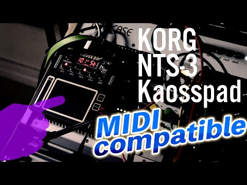 Korg NTS-3 Kaosspad MIDI SYNC Review