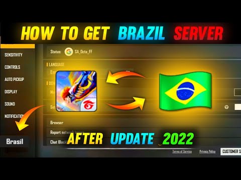 How to create brazil server id in free fire 2022 || How to change server in free fire #Octa_FF