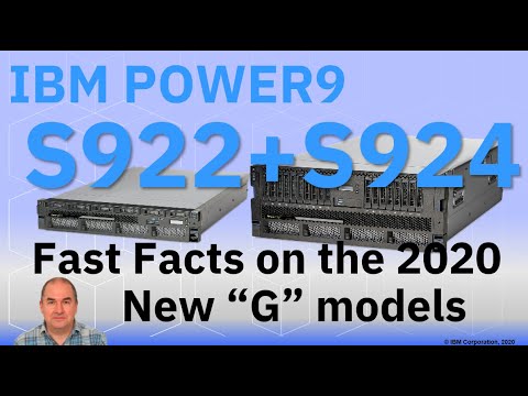 POWER9 Scale-Out Fast Facts on the 2020 G models