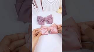 Easy to make cute layered hair bow #diyhairbow