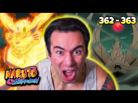 TEN TAILS vs NINE TAILS !! Naruto Shippuden Reaction: Ep. 362, 363