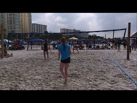 Traci Schrock Highlights AVP Juniors 2022 East Coast Championships - Nov  2022 - Girls 18U