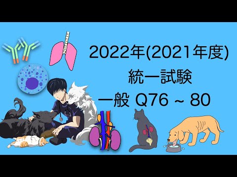 2022一般Q76~80 愛玩動物看護師国家試験対策