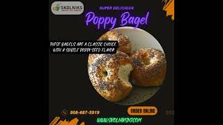 Super Delicious Poppy Bagels – A Classic Choice! #BagelLovers #PoppySeedBagel #FreshlyBaked