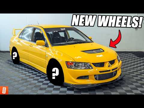 Restoring a Mitsubishi EVO VIII with a NEW paint job, NEW wheels, & loads of carbon fiber! Part 4