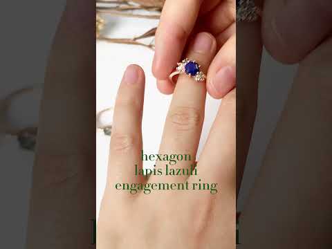 Which item do you want for? 3 styles of hexagon cut engagement ring