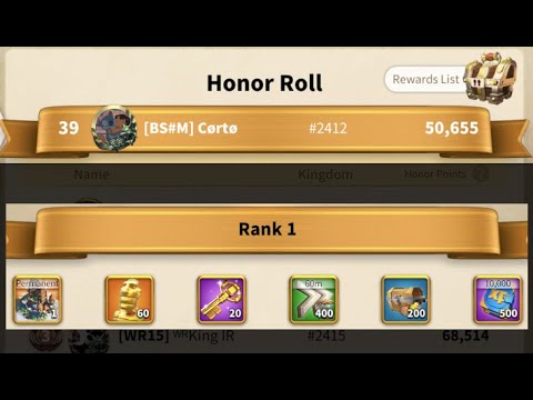 KvK 1 Honor Grind & Hang Out - Rise of Kingdoms