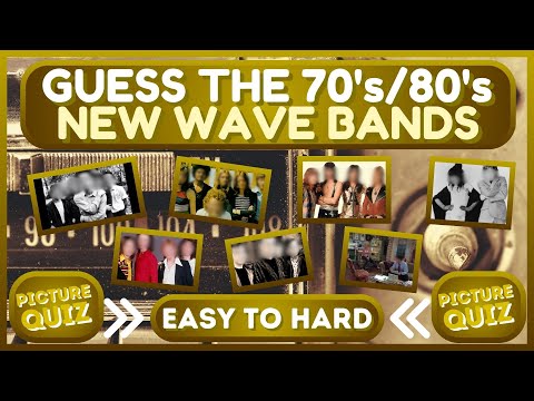 GUESS THE 70's/80's NEW WAVE/ROMANTIC BANDS - Picture Quiz - CAN YOU GET 10 out of 10 Quiz/Trivia