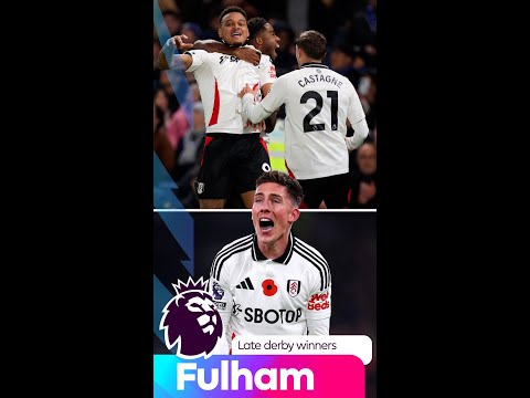 Derby Winners | Fulham have won two West London derbies late on this season!