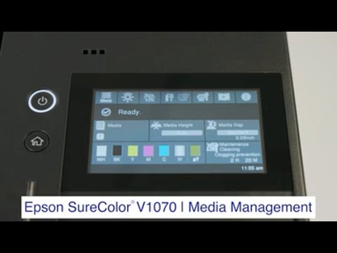 SureColor V1070 | How to Load Different Media Types