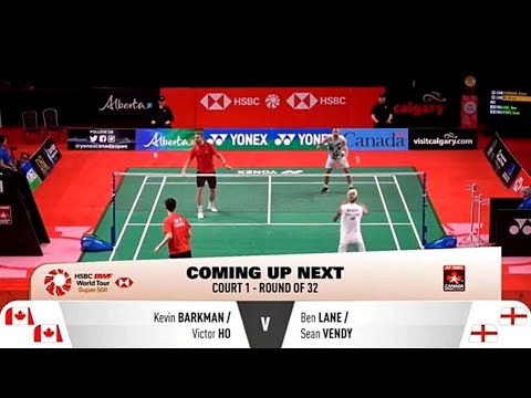 Yonex Canada Open 2024: Barkman/Ho [ Can ] Vs. Lane/Vendy [ Den ] Men's Doubles #sports #badminton